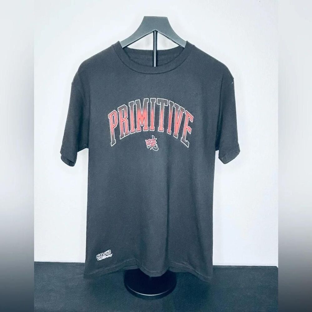 Primitive Men's Black and Grey T-shirt